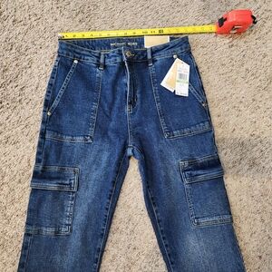 Michael Kors Dark Blue Cargo Pants